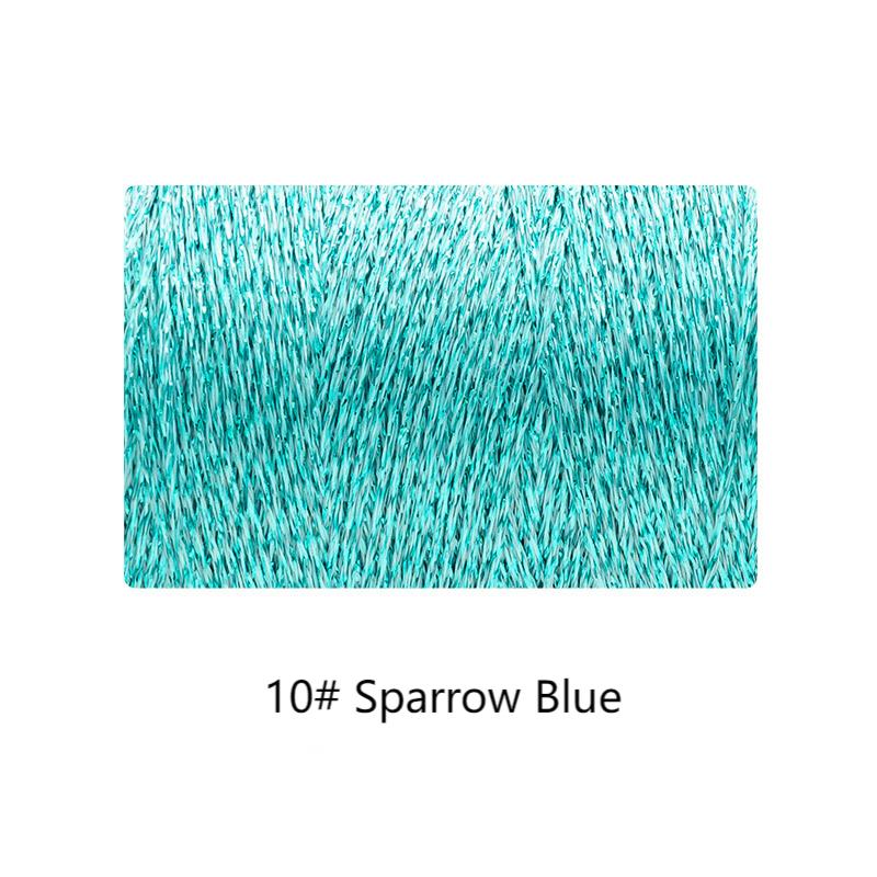 Gold yarn hand-woven gift crochet rod hat scarf sweater handmade gift diy clothes bag-HOOKSTH