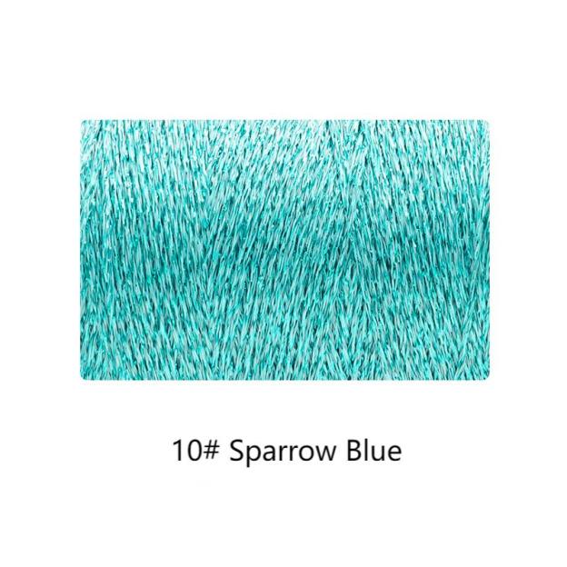 Gold yarn hand-woven gift crochet rod hat scarf sweater handmade gift diy clothes bag-HOOKSTH