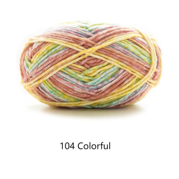 Hand knitting dying yarn hand-woven gift crochet rod hat scarf sweater handmade gift diy clothes bag-HOOKSTH