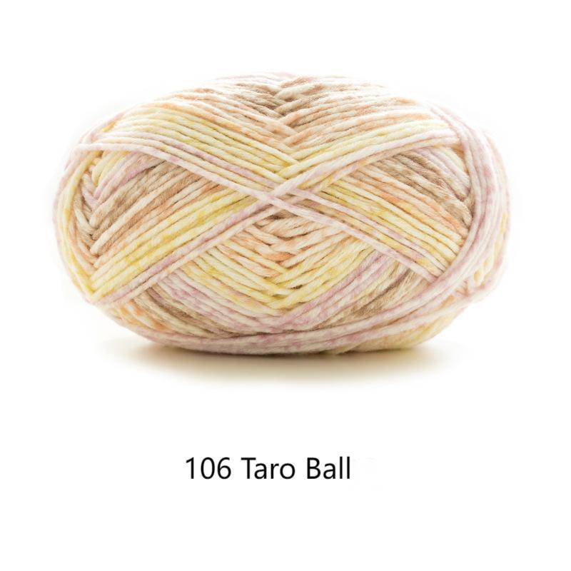 Hand knitting dying yarn hand-woven gift crochet rod hat scarf sweater handmade gift diy clothes bag-HOOKSTH