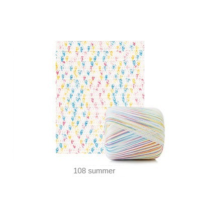 Fancy Dyeing Lace Yarn hand knitting yarn 50g hand-woven gift crochet rod hat scarf sweater handmade gift diy clothes bag-HOOKSTH