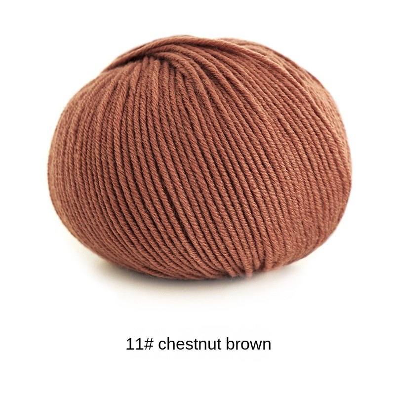 Su Su Sister home Morandi 6# Australian Merino wool thread hand-woven clothes hat scarf wool ball