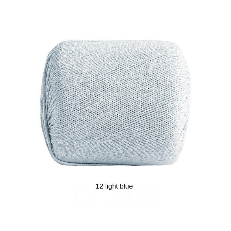 Morandi linen lace yarn hand-woven gift crochet rod hat scarf sweater handmade gift diy clothes bag-HOOKSTH