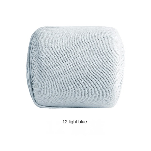 Morandi linen lace yarn hand-woven gift crochet rod hat scarf sweater handmade gift diy clothes bag-HOOKSTH