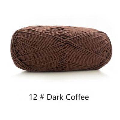 5-ply combed Cotton &  Acrylic hand knitting yarn 100g hand-woven gift crochet rod hat scarf sweater handmade gift diy clothes bag-HOOKSTH