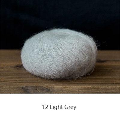 South African Mohair wool yarn hand-woven gift crochet rod hat scarf sweater handmade gift diy clothes bag-HOOKSTH