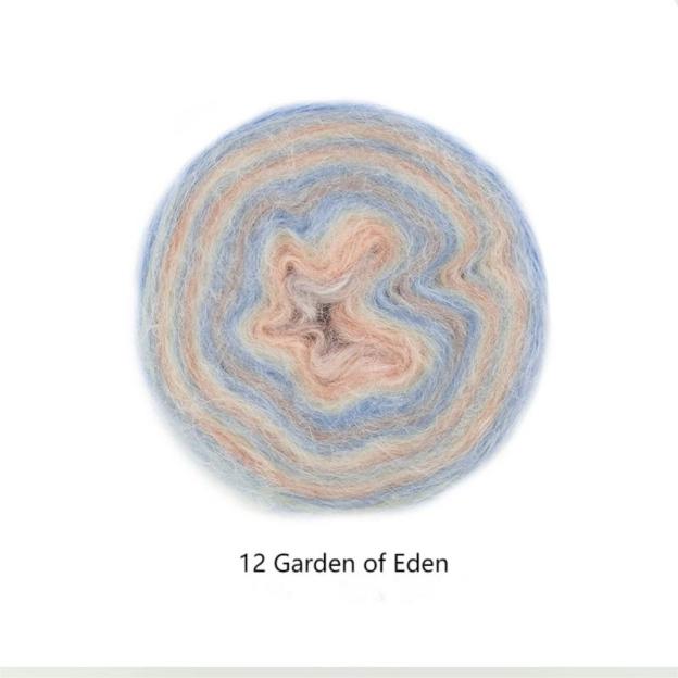 Impression sunrise wool cotton yarn hand-woven gift crochet rod hat scarf sweater handmade gift diy clothes bag-HOOKSTH