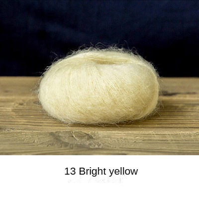 South African Mohair wool yarn hand-woven gift crochet rod hat scarf sweater handmade gift diy clothes bag-HOOKSTH