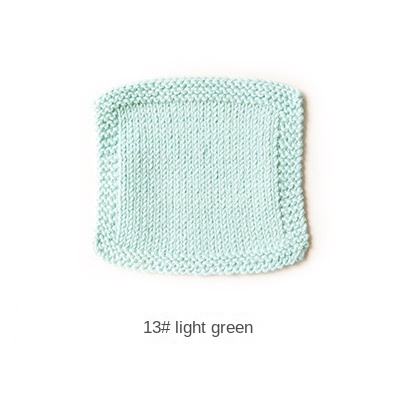 Wool cotton hand-made cotton yarn hand-woven gift crochet rod hat scarf sweater handmade gift diy clothes bag-HOOKSTH