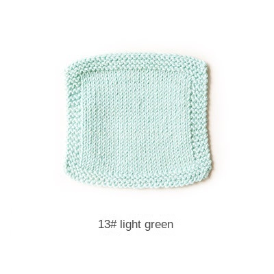 Wool cotton hand-made cotton yarn hand-woven gift crochet rod hat scarf sweater handmade gift diy clothes bag-HOOKSTH