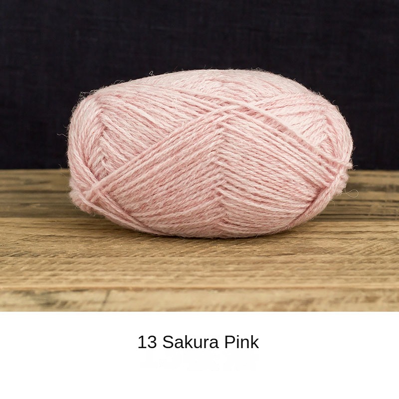 Delan wool yarn hand-woven gift crochet rod hat scarf sweater handmade gift diy clothes bag-HOOKSTH