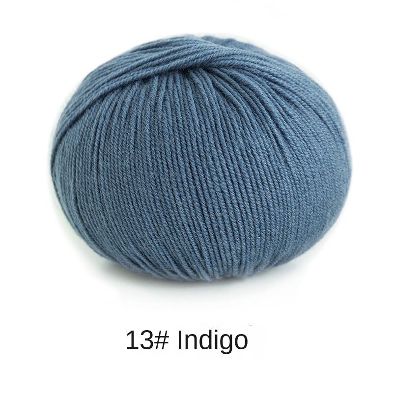 Morandi 4# Australian Merino wool yarn hand-woven gift crochet rod hat scarf sweater handmade gift diy clothes bag-HOOKSTH