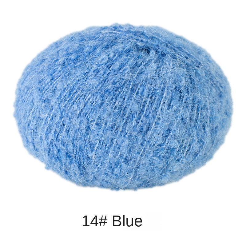 Loop yarn wool yarn hand-woven gift crochet rod hat scarf sweater handmade gift diy clothes bag-HOOKSTH