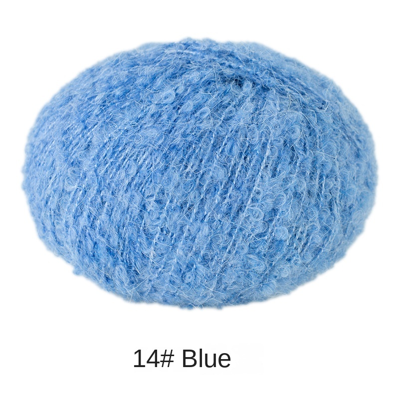 Loop yarn wool yarn hand-woven gift crochet rod hat scarf sweater handmade gift diy clothes bag-HOOKSTH