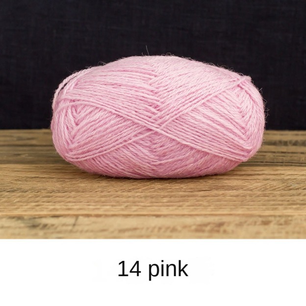 Delan wool yarn hand-woven gift crochet rod hat scarf sweater handmade gift diy clothes bag-HOOKSTH