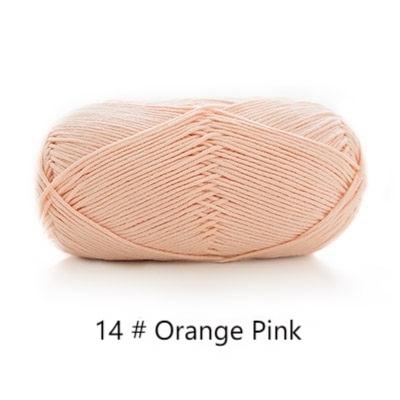 5-ply combed Cotton &  Acrylic hand knitting yarn 100g hand-woven gift crochet rod hat scarf sweater handmade gift diy clothes bag-HOOKSTH