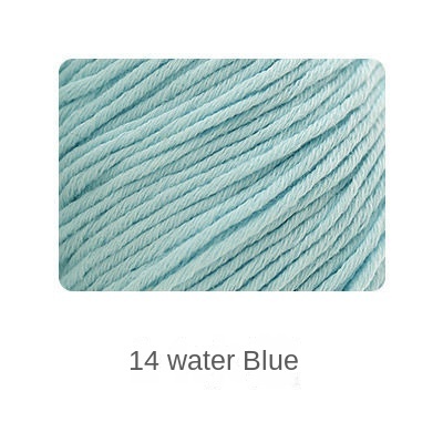 Organic cotton yarn hand knitting yarn 50g hand-woven gift crochet rod hat scarf sweater handmade gift diy clothes bag-HOOKSTH