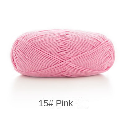 5-ply combed Cotton &  Acrylic hand knitting yarn 100g hand-woven gift crochet rod hat scarf sweater handmade gift diy clothes bag-HOOKSTH