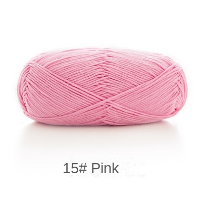 5-ply combed Cotton &  Acrylic hand knitting yarn 100g hand-woven gift crochet rod hat scarf sweater handmade gift diy clothes bag-HOOKSTH