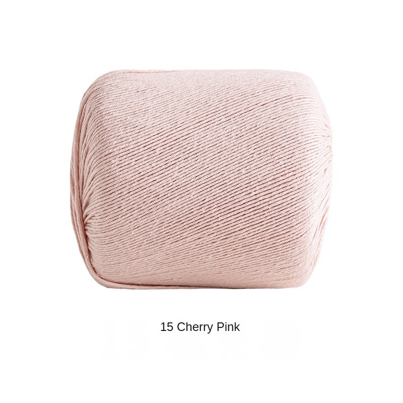 Morandi linen lace yarn hand-woven gift crochet rod hat scarf sweater handmade gift diy clothes bag-HOOKSTH