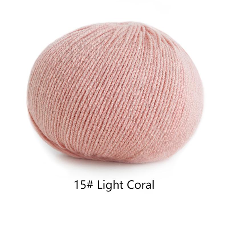 Morandi 4# Australian Merino wool yarn hand-woven gift crochet rod hat scarf sweater handmade gift diy clothes bag-HOOKSTH