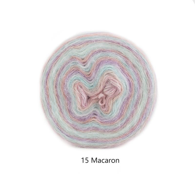 Impression sunrise wool cotton yarn hand-woven gift crochet rod hat scarf sweater handmade gift diy clothes bag-HOOKSTH