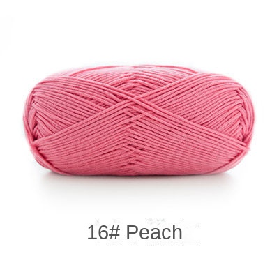 5-ply combed Cotton &  Acrylic hand knitting yarn 100g hand-woven gift crochet rod hat scarf sweater handmade gift diy clothes bag-HOOKSTH