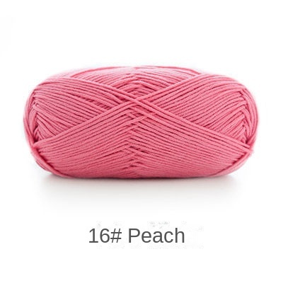 5-ply combed Cotton &  Acrylic hand knitting yarn 100g hand-woven gift crochet rod hat scarf sweater handmade gift diy clothes bag-HOOKSTH