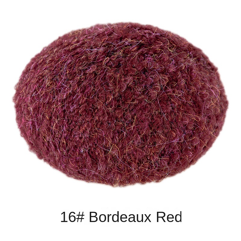 Loop yarn wool yarn hand-woven gift crochet rod hat scarf sweater handmade gift diy clothes bag-HOOKSTH