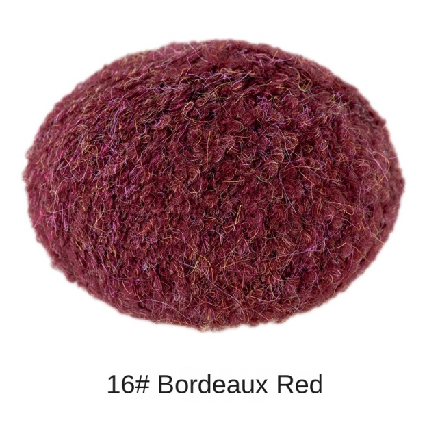 Loop yarn wool yarn hand-woven gift crochet rod hat scarf sweater handmade gift diy clothes bag-HOOKSTH