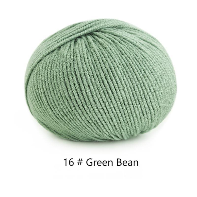 Morandi 6# Australian Merino wool yarn hand-woven gift crochet rod hat scarf sweater handmade gift diy clothes bag-HOOKSTH