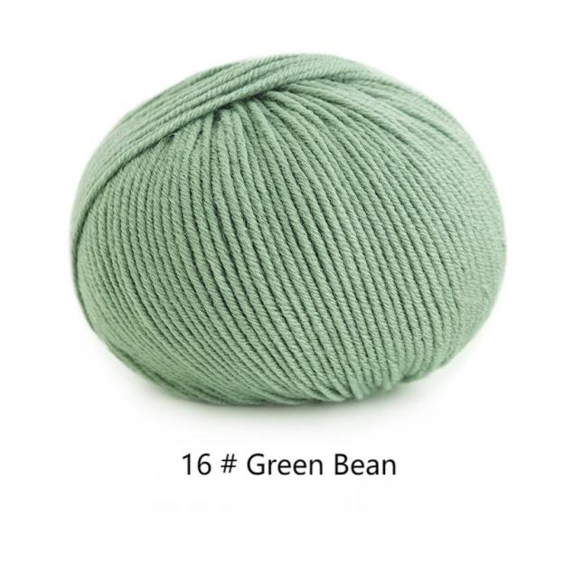 Morandi 6# Australian Merino wool yarn hand-woven gift crochet rod hat scarf sweater handmade gift diy clothes bag-HOOKSTH