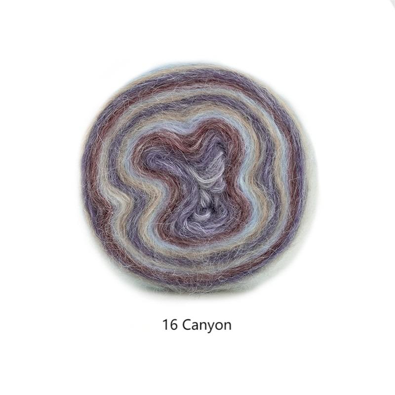 Impression sunrise wool cotton yarn hand-woven gift crochet rod hat scarf sweater handmade gift diy clothes bag-HOOKSTH