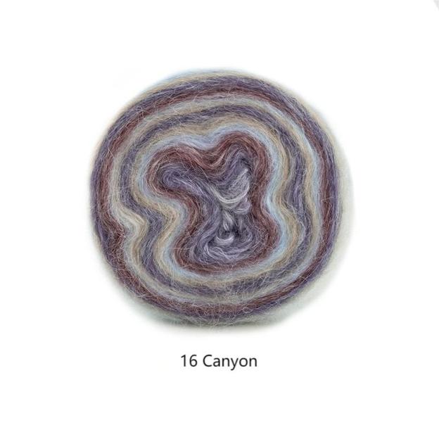 Impression sunrise wool cotton yarn hand-woven gift crochet rod hat scarf sweater handmade gift diy clothes bag-HOOKSTH