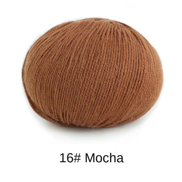 Morandi 4# Australian Merino wool yarn hand-woven gift crochet rod hat scarf sweater handmade gift diy clothes bag-HOOKSTH