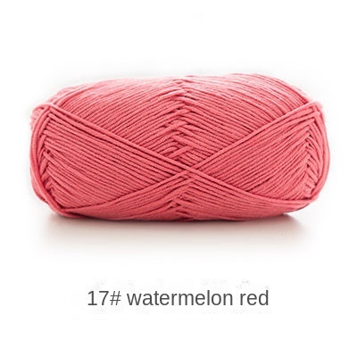 5-ply combed Cotton &  Acrylic hand knitting yarn 100g hand-woven gift crochet rod hat scarf sweater handmade gift diy clothes bag-HOOKSTH