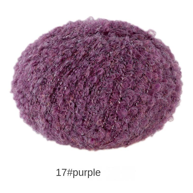 Loop yarn wool yarn hand-woven gift crochet rod hat scarf sweater handmade gift diy clothes bag-HOOKSTH