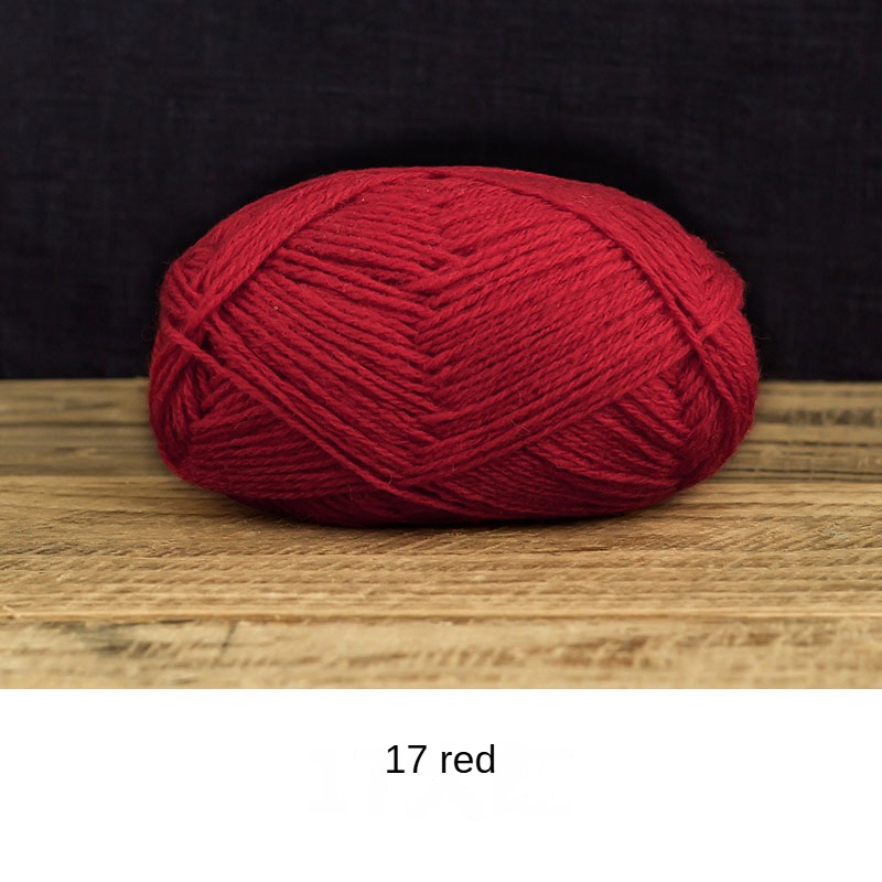 Delan wool yarn hand-woven gift crochet rod hat scarf sweater handmade gift diy clothes bag-HOOKSTH