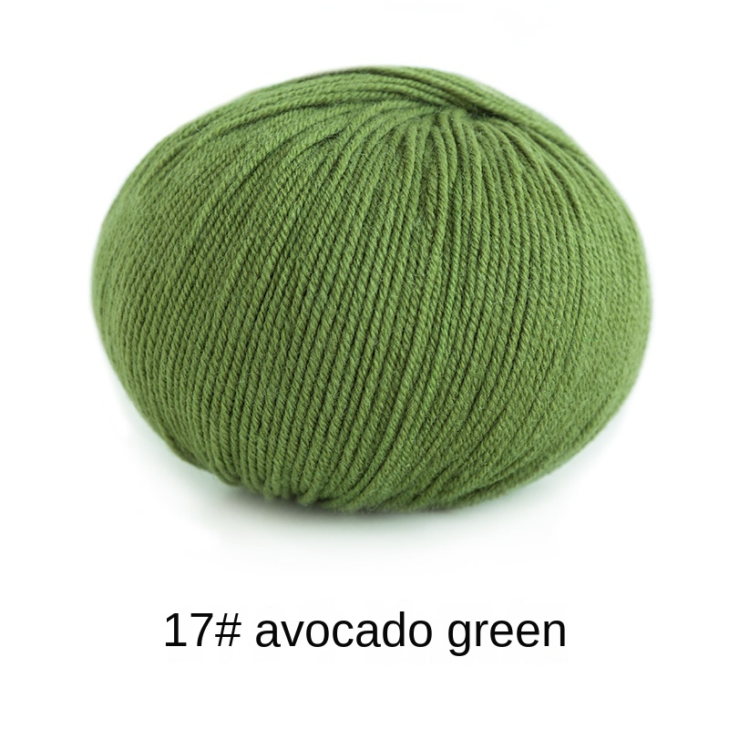 Su Su Sister home Morandi 4# Australian Merino wool thread hand-woven clothes hat scarf wool ball