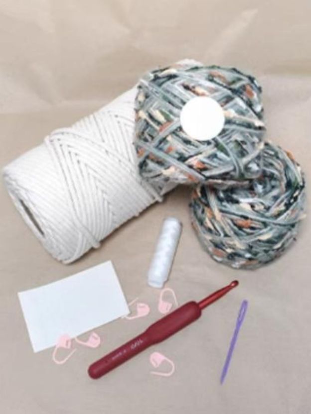 Hand-mixed thread climbing wall series bag DIY material package One shoulder crocheted handmade gift Girlfriend Girlfriend Original-HOOKSTH