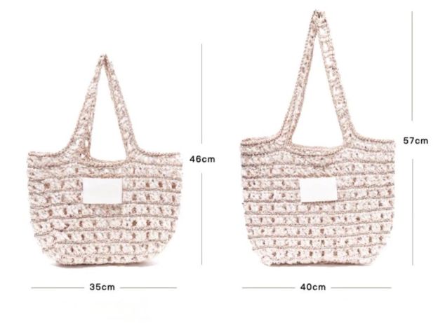 Hand Mixed Waffle Ribbon Bag DIY Material Bag Handwoven Gift Birthday Girlfriend Valentine's Day Girlfriend Gift-HOOKSTH