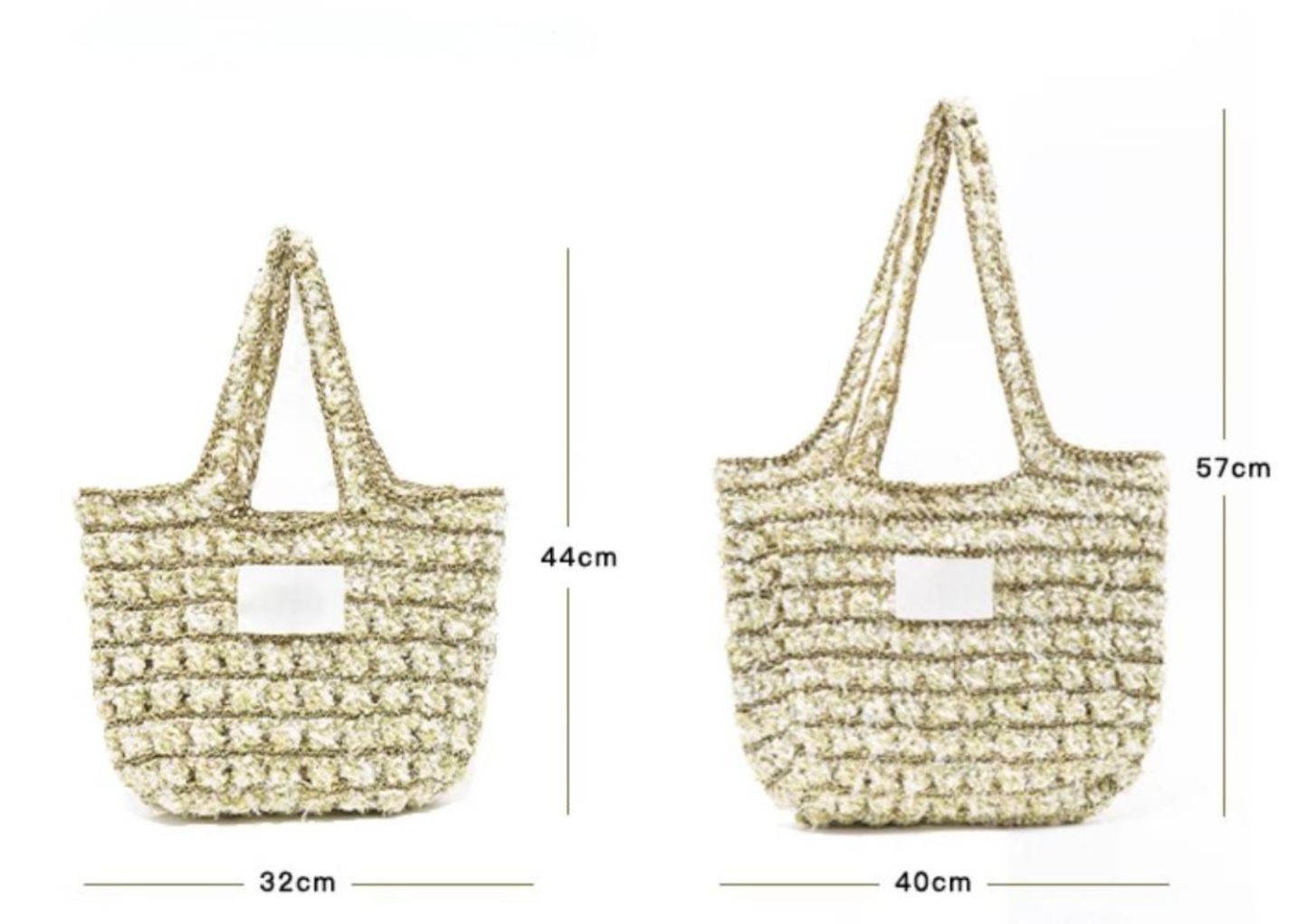 Hand Mixed Waffle Ribbon Bag DIY Material Bag Handwoven Gift Birthday Girlfriend Valentine's Day Girlfriend Gift-HOOKSTH