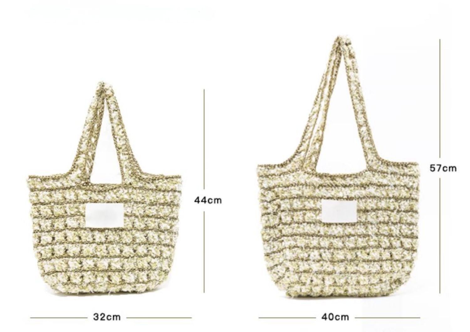 Hand Mixed Waffle Ribbon Bag DIY Material Bag Handwoven Gift Birthday Girlfriend Valentine's Day Girlfriend Gift-HOOKSTH