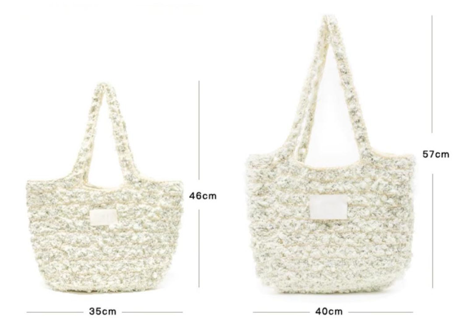 Hand Mixed Waffle Ribbon Bag DIY Material Bag Handwoven Gift Birthday Girlfriend Valentine's Day Girlfriend Gift-HOOKSTH