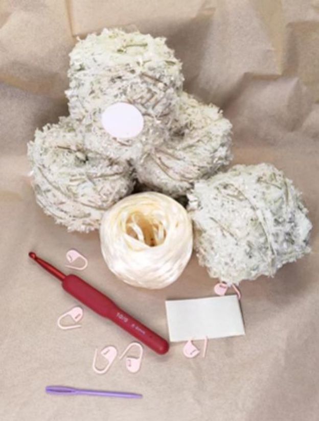 Hand Mixed Waffle Ribbon Bag DIY Material Bag Handwoven Gift Birthday Girlfriend Valentine's Day Girlfriend Gift-HOOKSTH