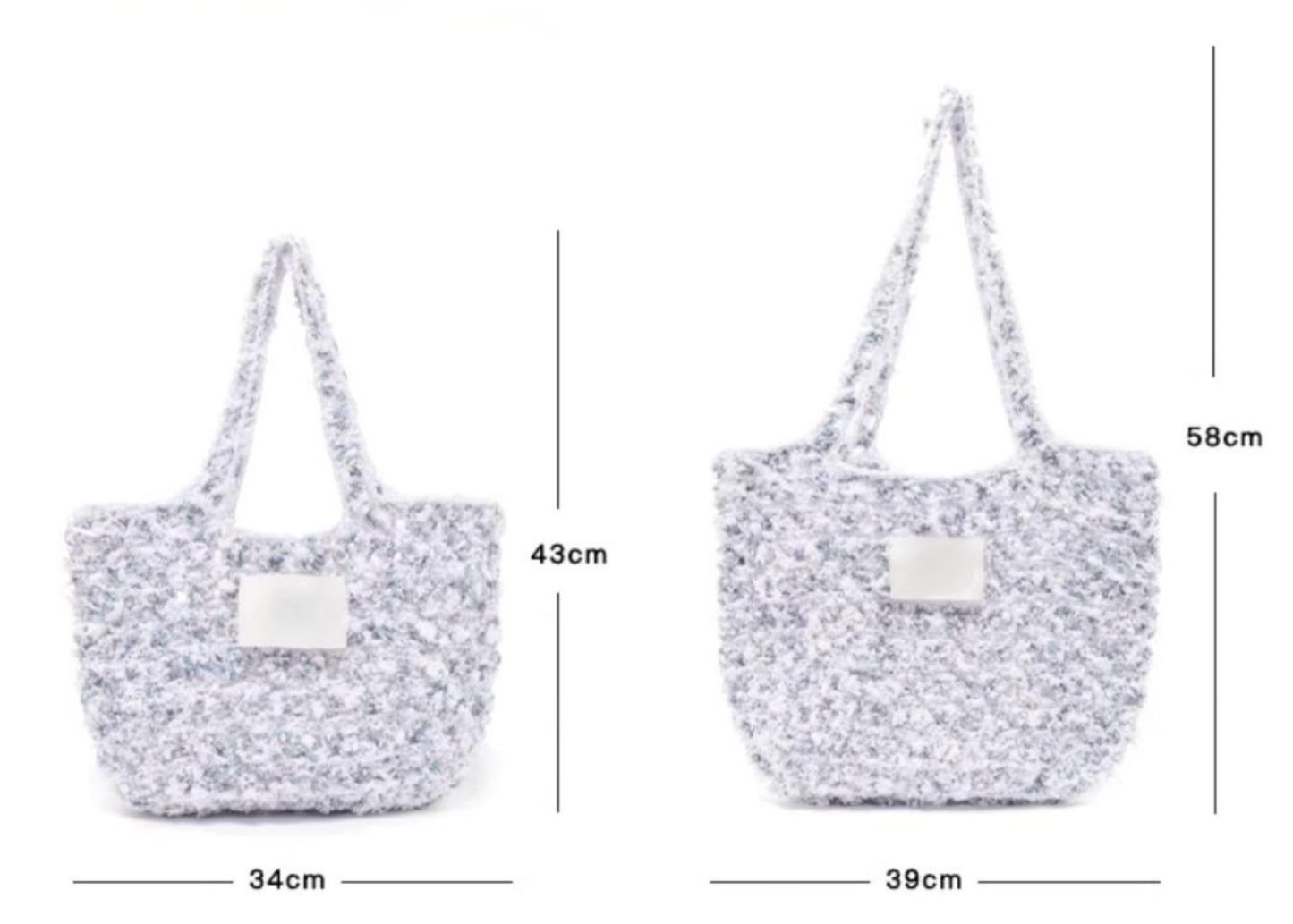 Hand Mixed Waffle Ribbon Bag DIY Material Bag Handwoven Gift Birthday Girlfriend Valentine's Day Girlfriend Gift-HOOKSTH