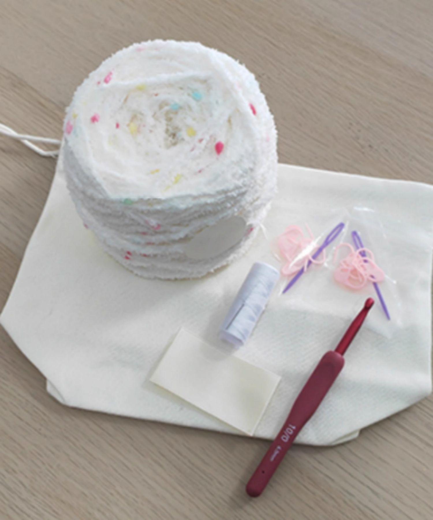 Hand Mixed Thread Hollow Jelly Bean Bag DIY Material Bag Handheld Shoulder Bag Crocheted Handmade Gift Dopamine Color-HOOKSTH