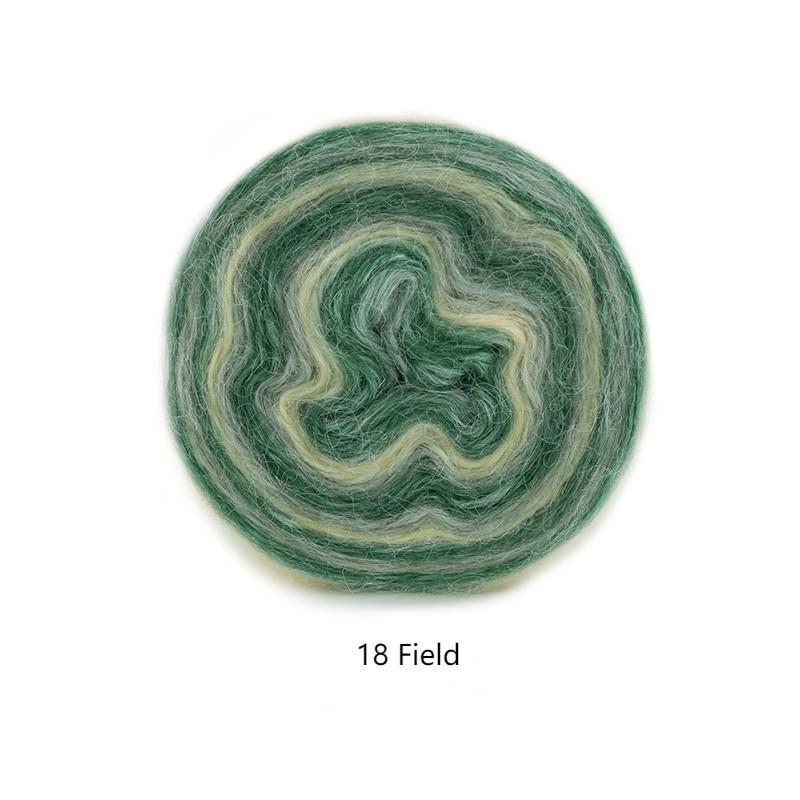 Impression sunrise wool cotton yarn hand-woven gift crochet rod hat scarf sweater handmade gift diy clothes bag-HOOKSTH