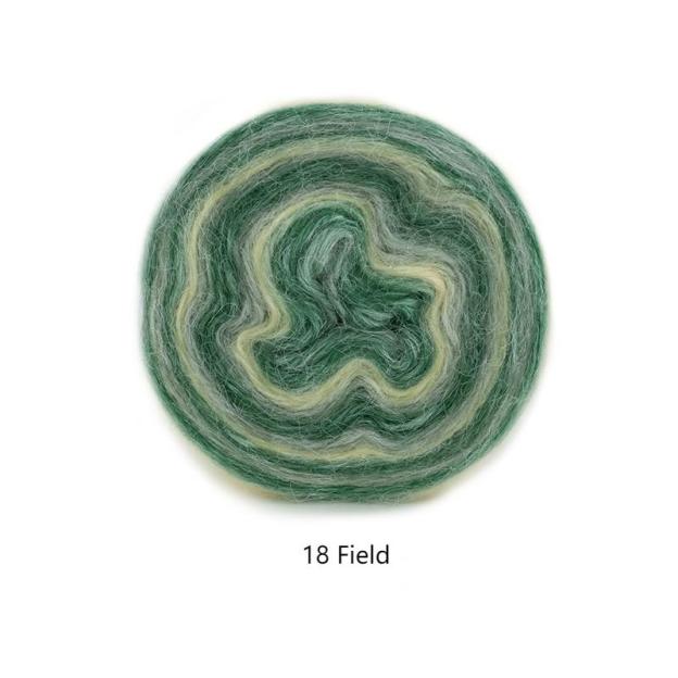 Impression sunrise wool cotton yarn hand-woven gift crochet rod hat scarf sweater handmade gift diy clothes bag-HOOKSTH