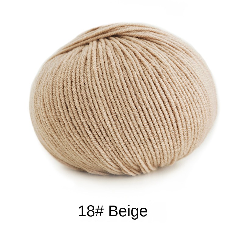 Morandi 6# Australian Merino wool yarn hand-woven gift crochet rod hat scarf sweater handmade gift diy clothes bag-HOOKSTH